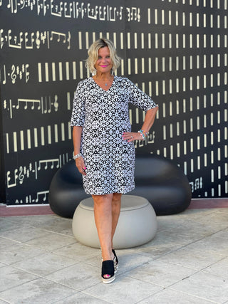 NAPLES DAY ELBOW DRESS LULU-B