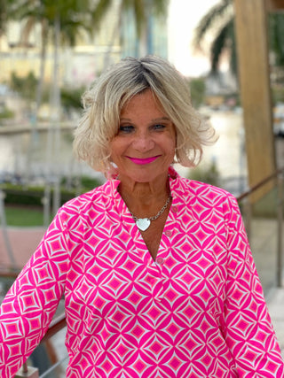 PINK DIAMONDS TUNIC LULU-B