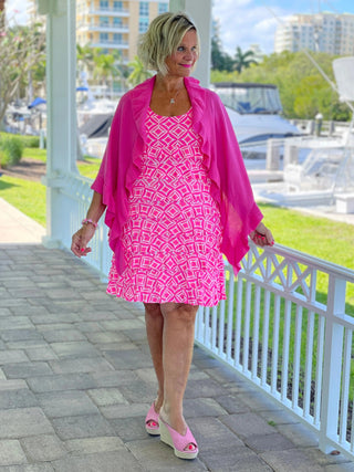 PINK DIAMOND CHA CHA DRESS LULU-B