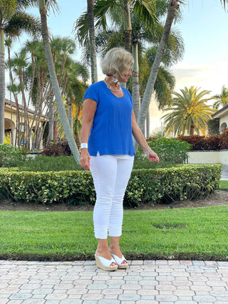 DEEP SEA WAFFLE SHORT SLEEVE - Cathys Place