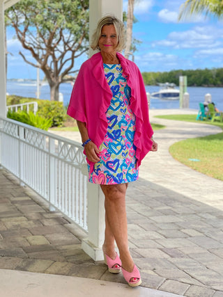 SECRET LOVE HEARTS SHIFT DRESS LULU-B