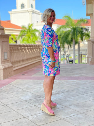 SECRET LOVE HEARTS ELBOW DRESS LULU-B