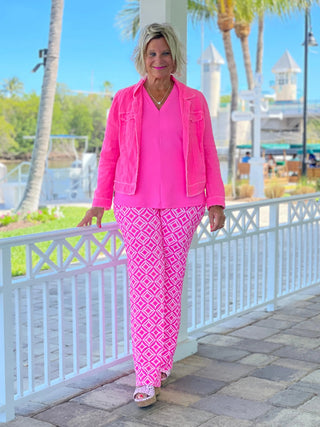 PINK DIAMONDS PALAZZO LULU-B