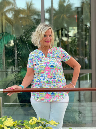 TIKI ESCAPE SHORT SLEEVE LULU-B