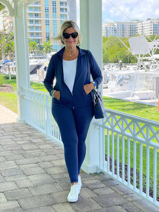 LULU-B NAVY LEGGINGS LULU-B