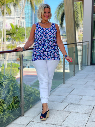 PINEAPPLE VACA CHA CHA TANK LULU-B