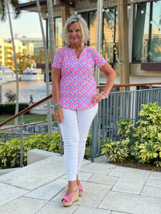 PALM TREE SIESTA SHORT SLEEVE LULU-B