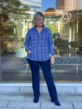 SAVANNA BLUE KANGAROO TOP - Cathys Place