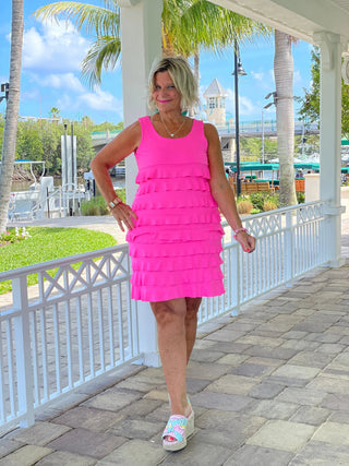 HOT PINK CHA CHA SKORT LULU-B