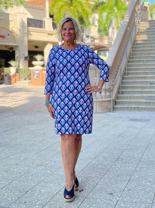 PINEAPPLE VACA SLEEVE DRESS LULU-B