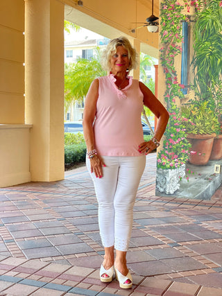 FROSTED PINK RUFFLE LULU-B