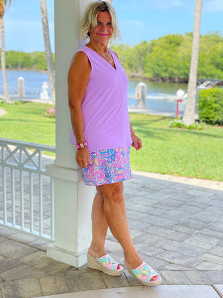 CAROLINA PAISLEY SKORT LULU-B