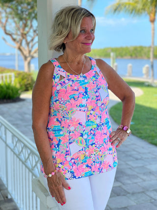 PICKLEBALL HALTER TOP LULU-B