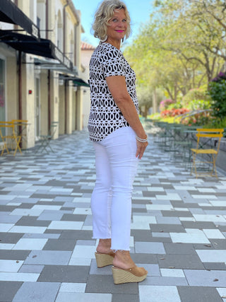 SANDBAR SHORT SLEEVE TOP - Cathys Place