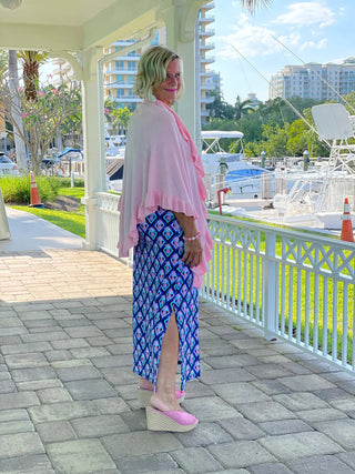 PINEAPPLE VACA KEYHOLE MAXI LULU-B