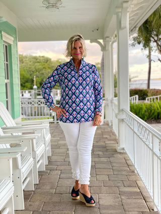 PINEAPPLE VACA HALF ZIPPER LULU-B