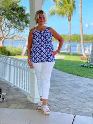 PINEAPPLE VACA HALTER TOP LULU-B