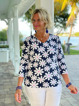 DAISY DAY V NECK LULU-B