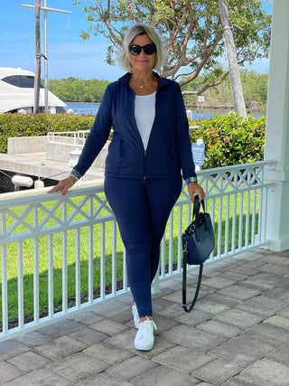LULU-B NAVY LEGGINGS LULU-B