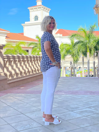 NAVY DAYS SHORT SLEEVE - Cathys Place