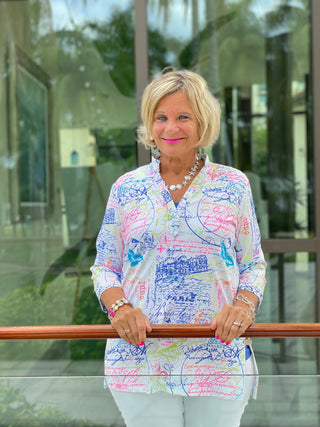 POST CARD OF LOVE TUNIC - Cathys Place