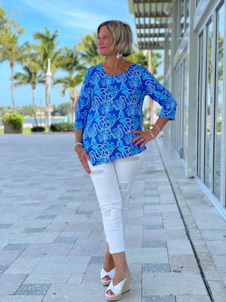 AQUA LANE ASYMMETRIC TOP - Cathys Place