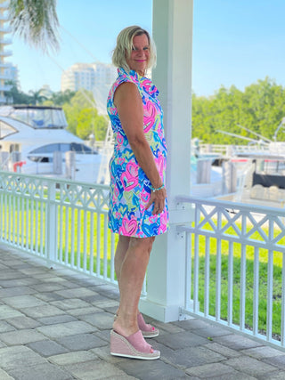 SECRET LOVE HEARTS RUFFLE DRESS LULU-B