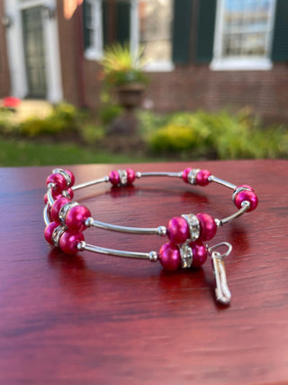 FRESH WATER PINK  BRACELET WRAP - Cathys Place