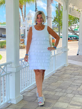 WHITE CHA CHA SKORT LULU-B