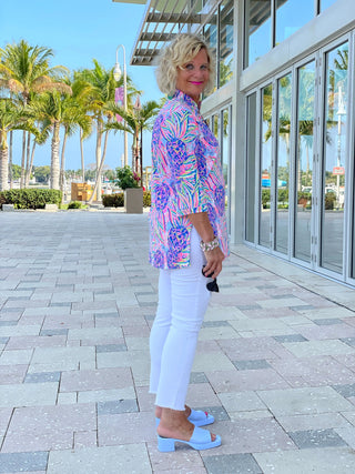 PINK PINEAPPLE TUNIC - Cathys Place