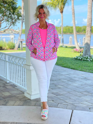 PALM TREE SIESTA FULL ZIPPER LULU-B