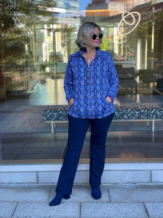 SAVANNA BLUE KANGAROO TOP - Cathys Place