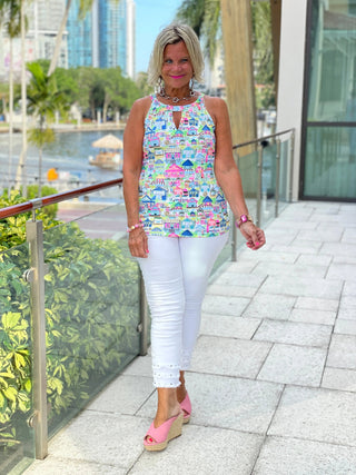 TIKI ESCAPE KEYHOLE TOP LULU-B