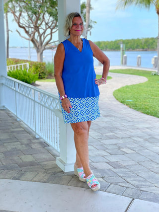 AQUA DIAMONDS SKORT LULU-B