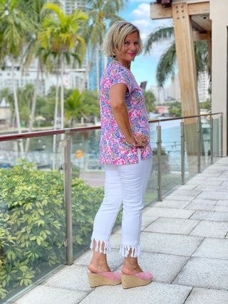 PINK SEAHORSE SHORT SLEEVE - Cathys Place