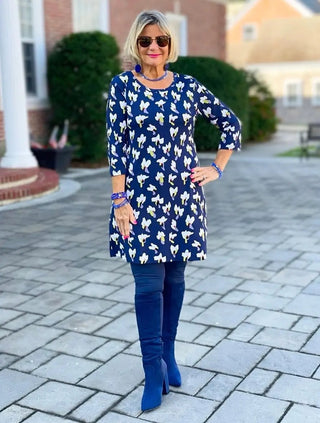 LULU-B NAVY DREAMING DRESS LULU-B