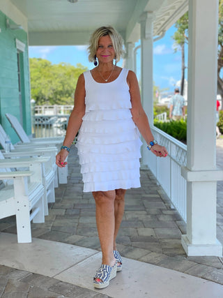 WHITE CHA CHA SKORT LULU-B