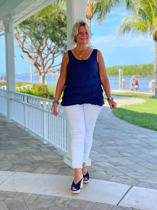 NAVY CHA CHA TANK LULU-B