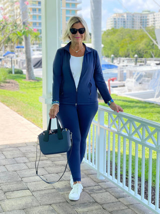 LULU-B NAVY LEGGINGS LULU-B
