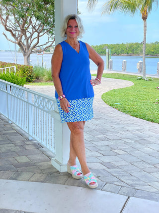 AQUA DIAMONDS SKORT LULU-B