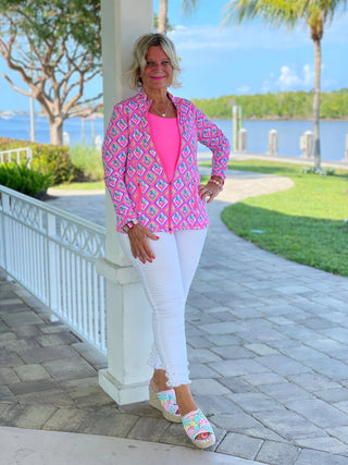 PALM TREE SIESTA FULL ZIPPER LULU-B