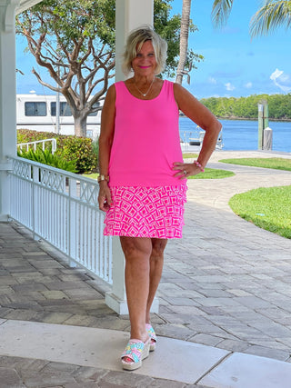PINK DIAMOND CHA CHA SKORT LULU-B