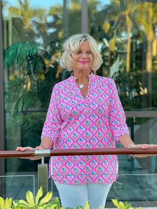 PALM TREE SIESTA TUNIC LULU-B