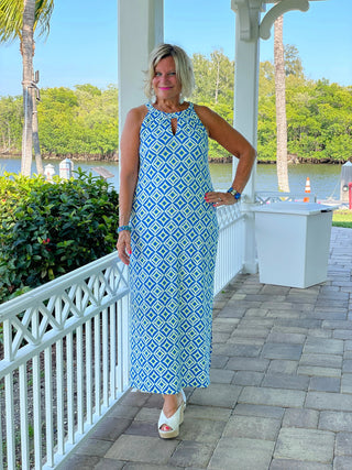 AQUA DIAMONDS KEYHOLE MAXI LULU-B