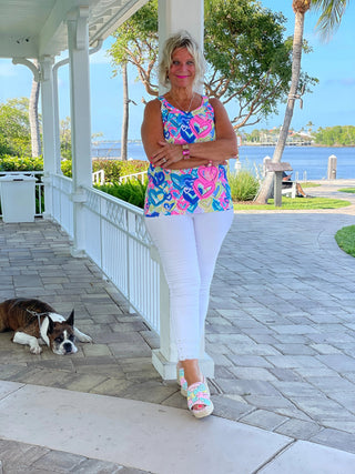 SECRET LOVE HEARTS HALTER TOP LULU-B