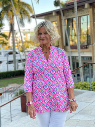 PALM TREE SIESTA TUNIC LULU-B