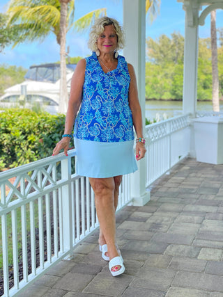 POWDERED BLUE SKORT LULU-B