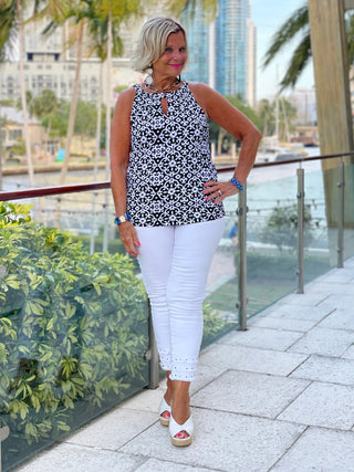 NAPLES DAY KEYHOLE TOP LULU-B