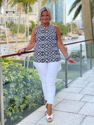 NAPLES DAY KEYHOLE TOP LULU-B