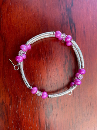 FRESH WATER PINK  BRACELET WRAP - Cathys Place